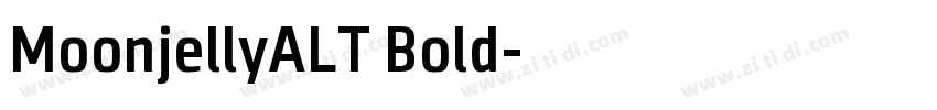 MoonjellyALT Bold字体转换